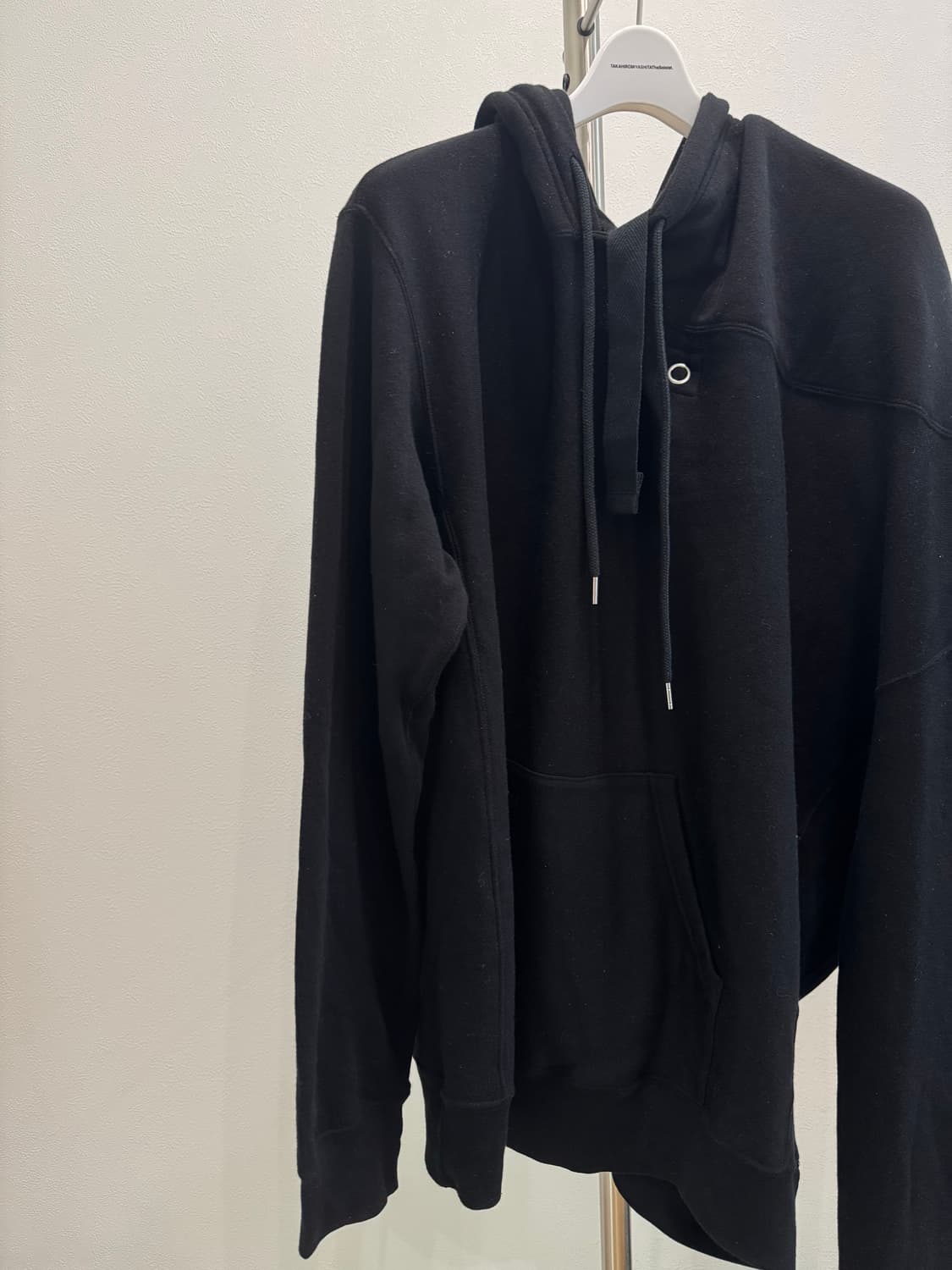 솔로이스트 23aw 드랍 숄더 후드 상품이미지8