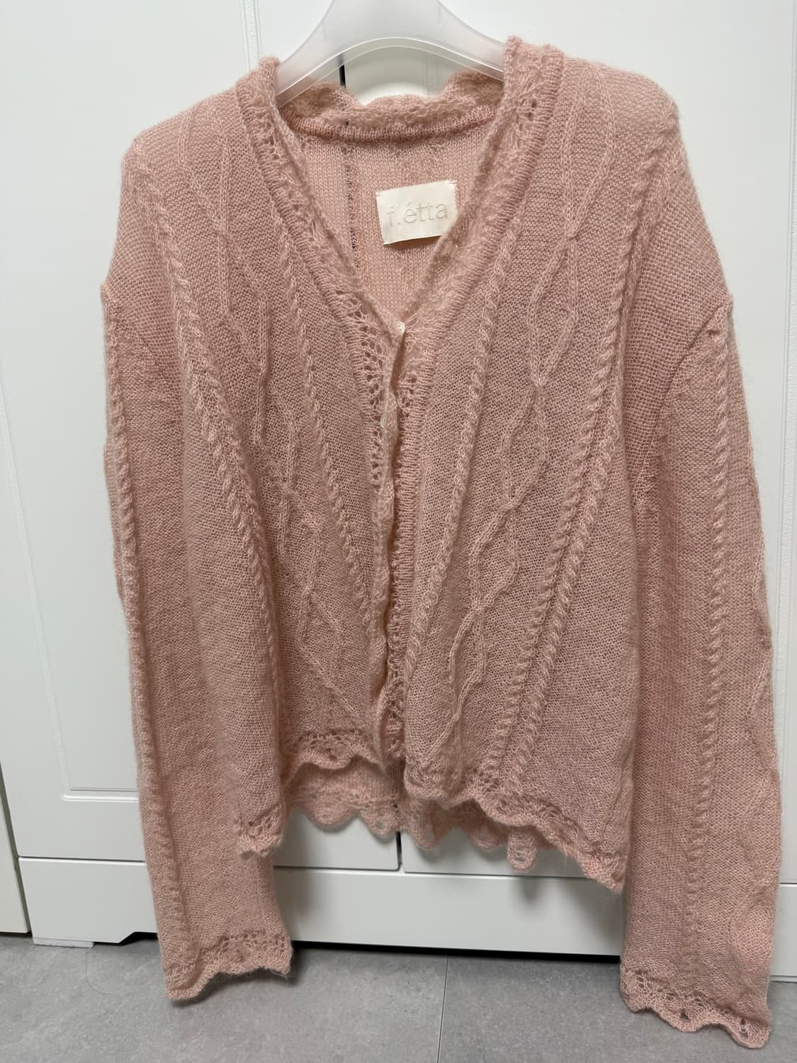 플레따 키드모헤어 가디건 상품이미지2