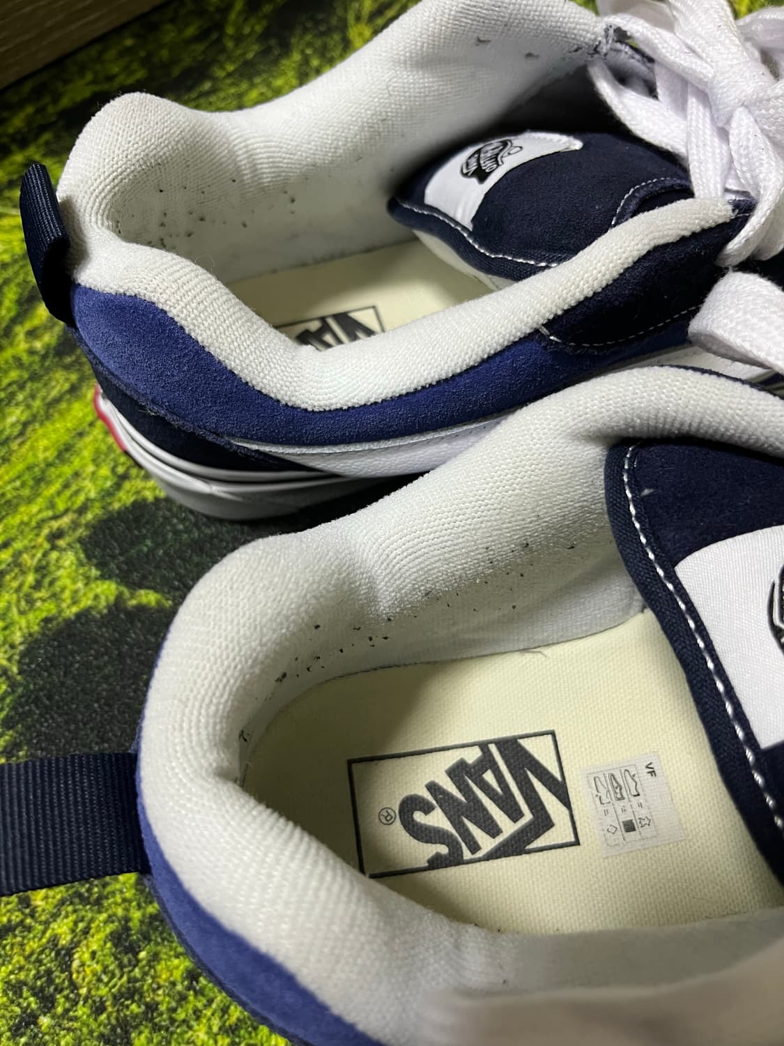 반스 뉴스쿨 네이비 화이트 상품이미지4