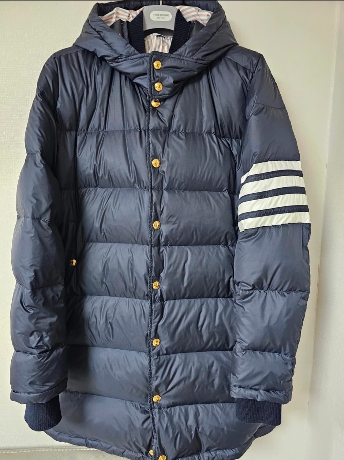 톰브라운 23fw 사선완장 다운필드 롱패딩(4/105/정품) 상품이미지1
