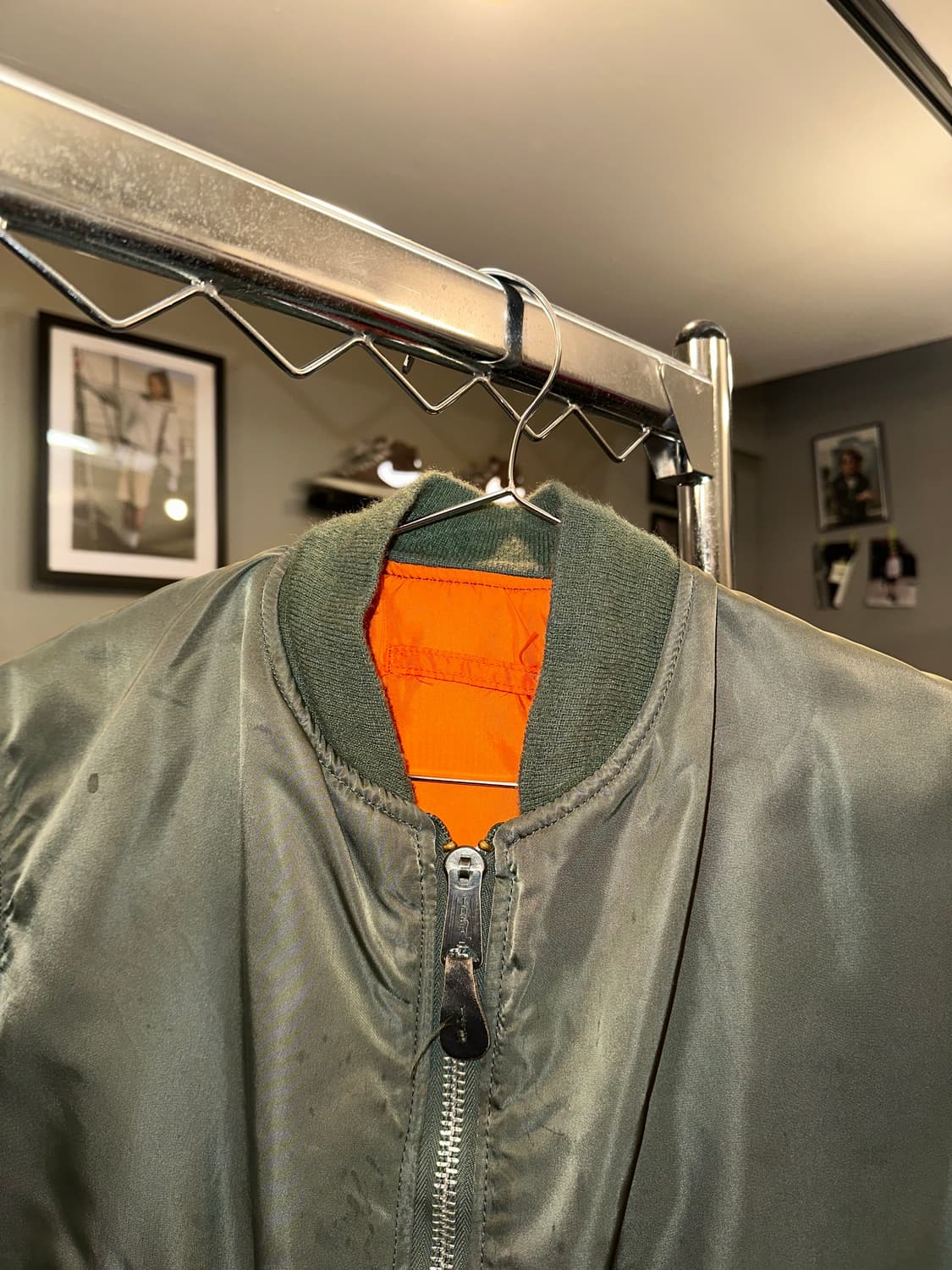 90’s Alpha Industries Ma-1 USA flight 상품이미지5