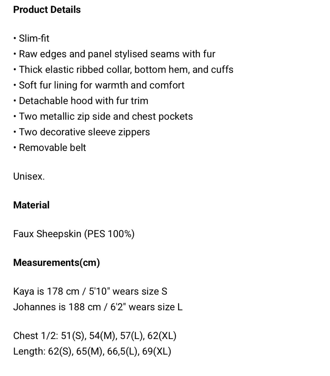 Black sheepskin jacket M사이즈 상품이미지3