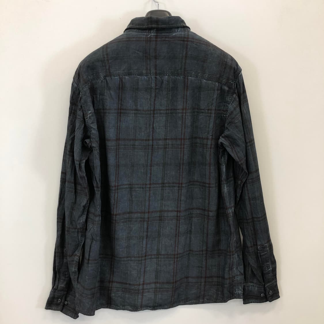 버커루 가먼트다잉 체크셔츠 XL 상품이미지4