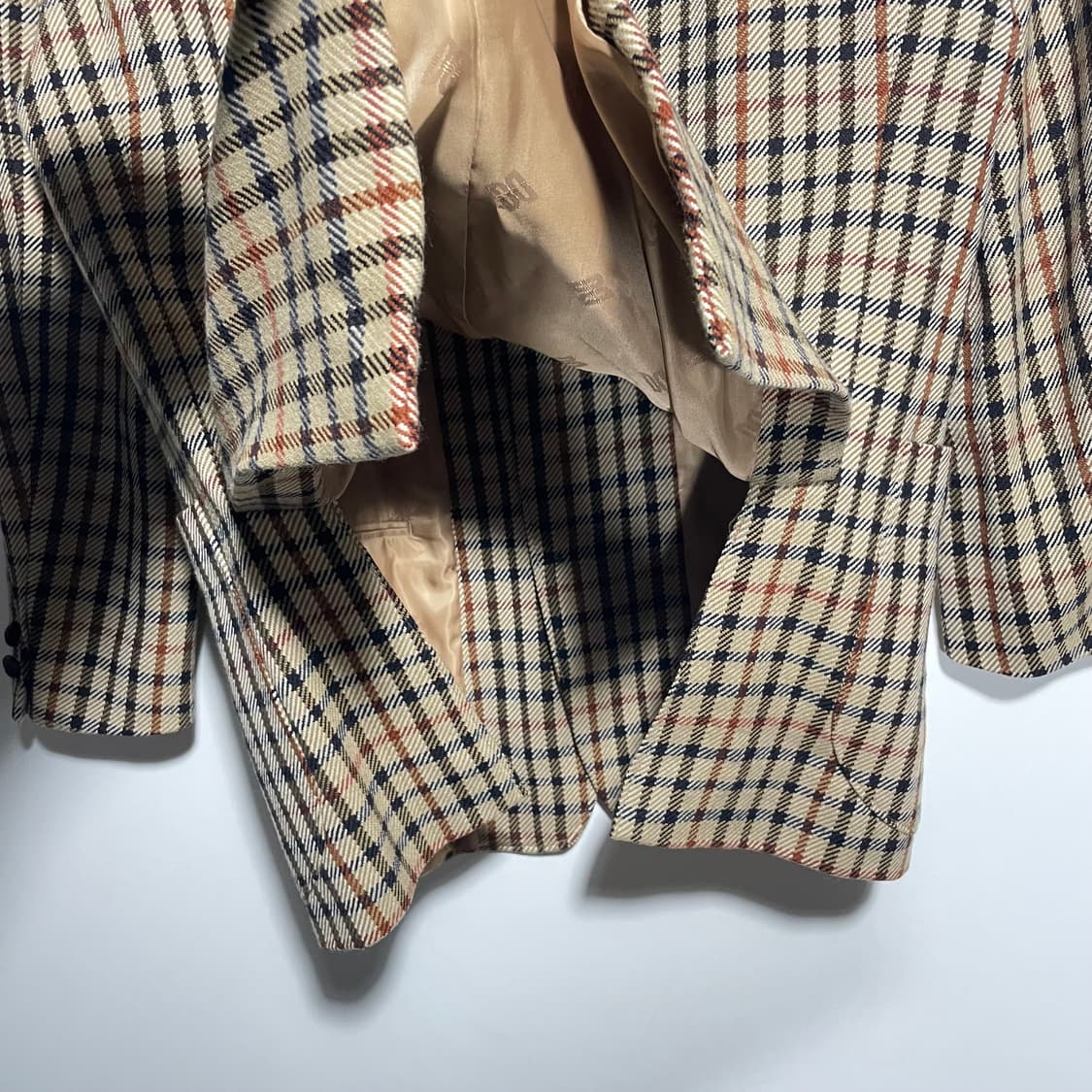 닥스 체크 패턴 울 자켓 블레이저 상품이미지3