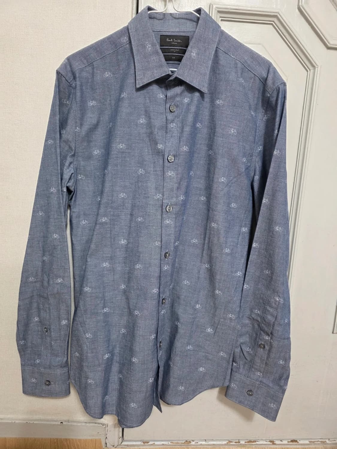 폴스미스 자전거 패턴 샴브레이 셔츠 95 상품이미지1