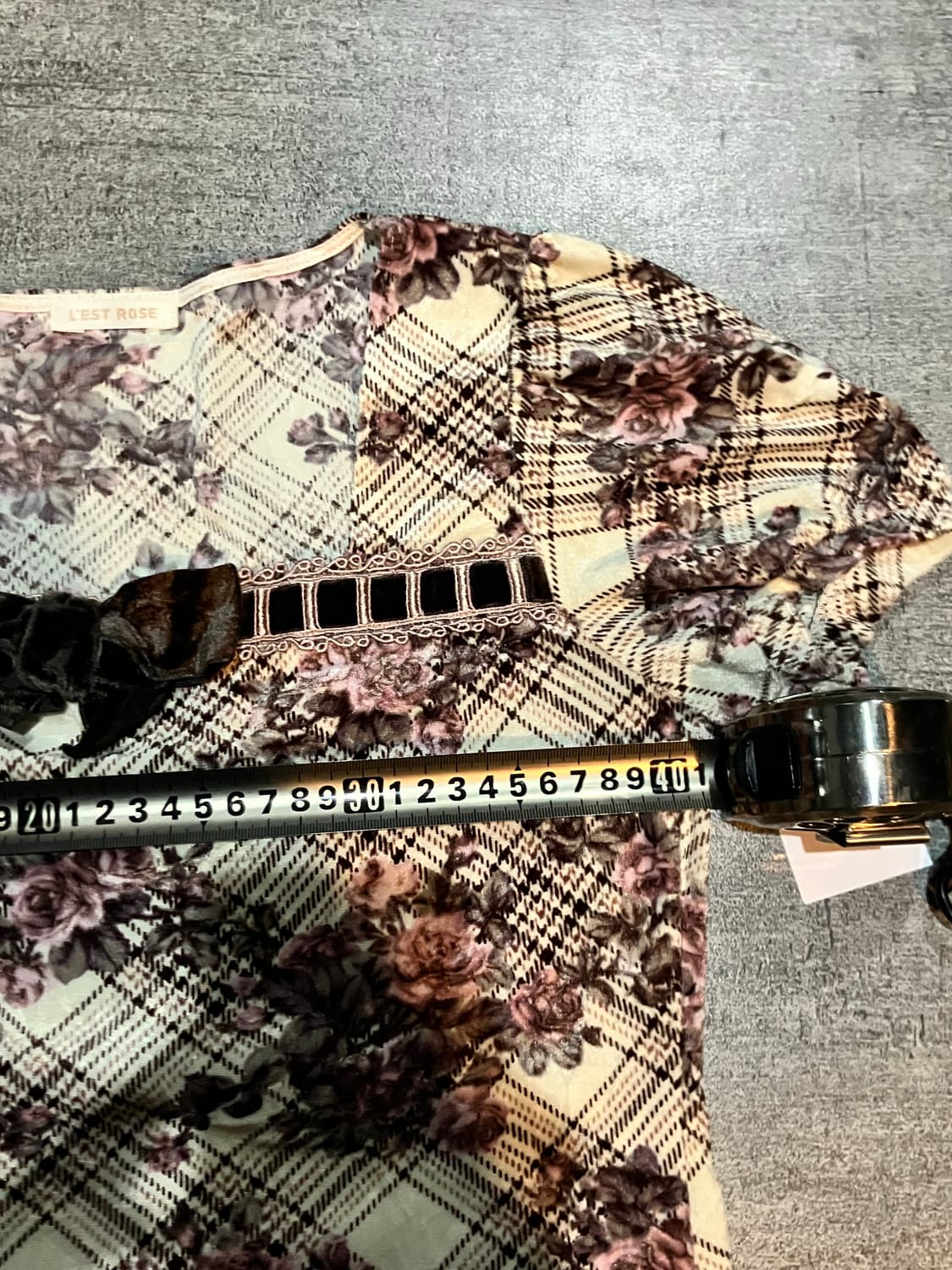 일본빈티지 Lestrose 하구미모리걸 히메갸루 보헴리본 여주 스퀘어탑 상품이미지2