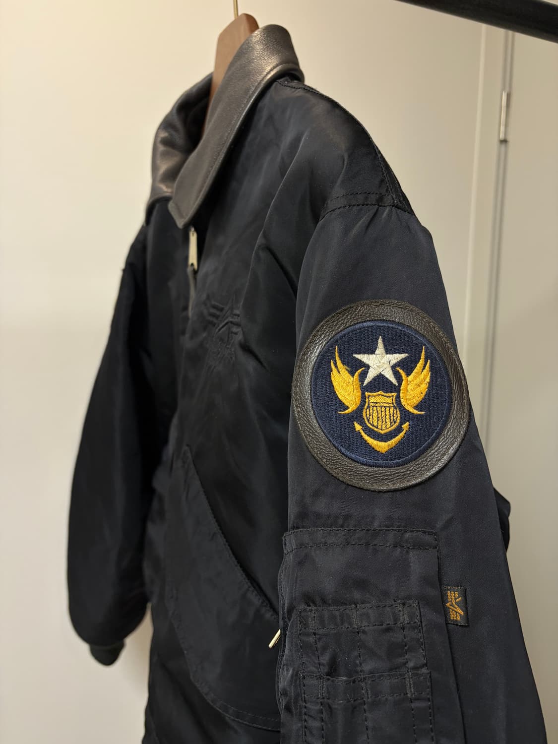 (L) 90s 알파인더스트리 CWU-45P 플라이트 ma-1 봄버 USA 상품이미지2