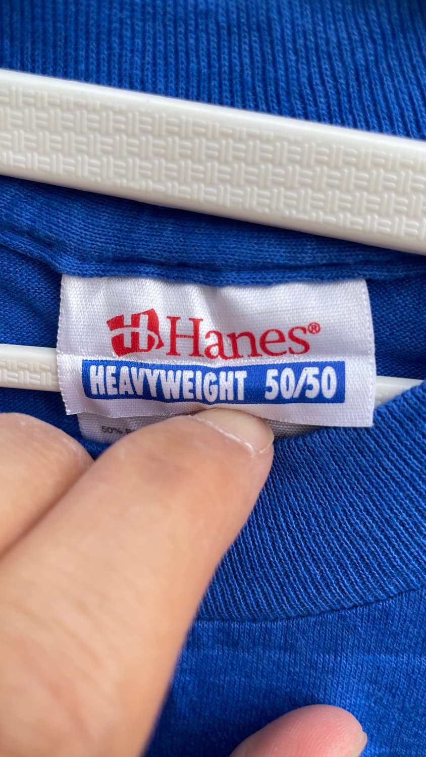 Hanes 마사페콰 반팔 티셔츠 블루 상품이미지4