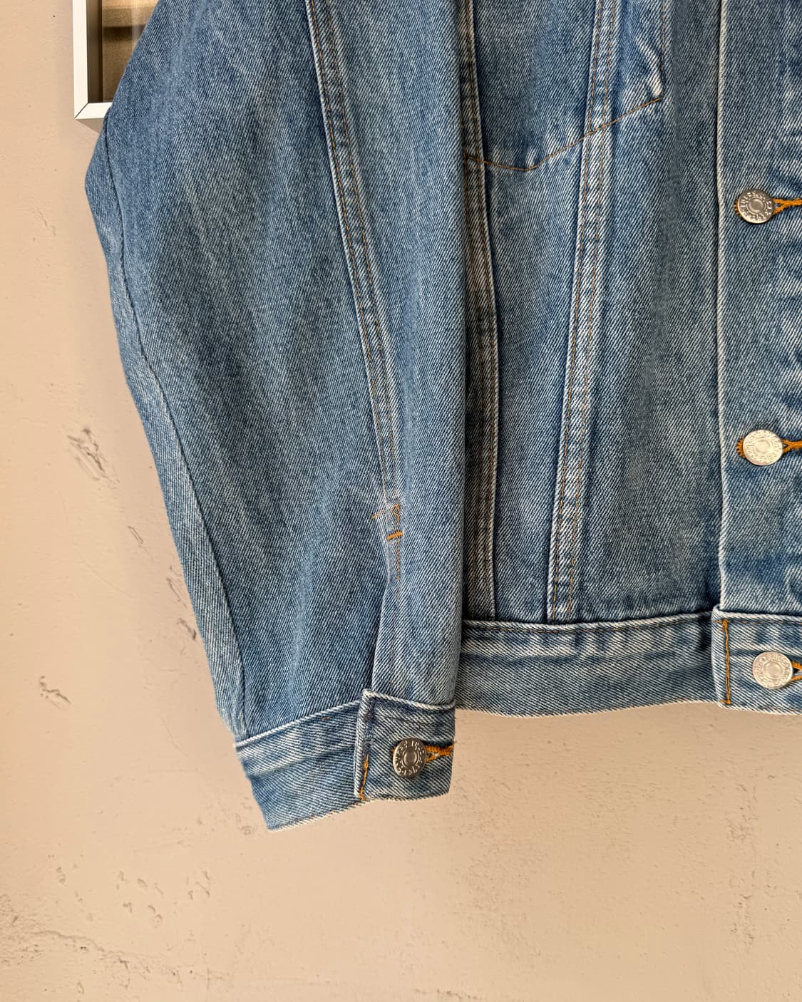 Tektronix vintage USA made denim trucker 상품이미지4