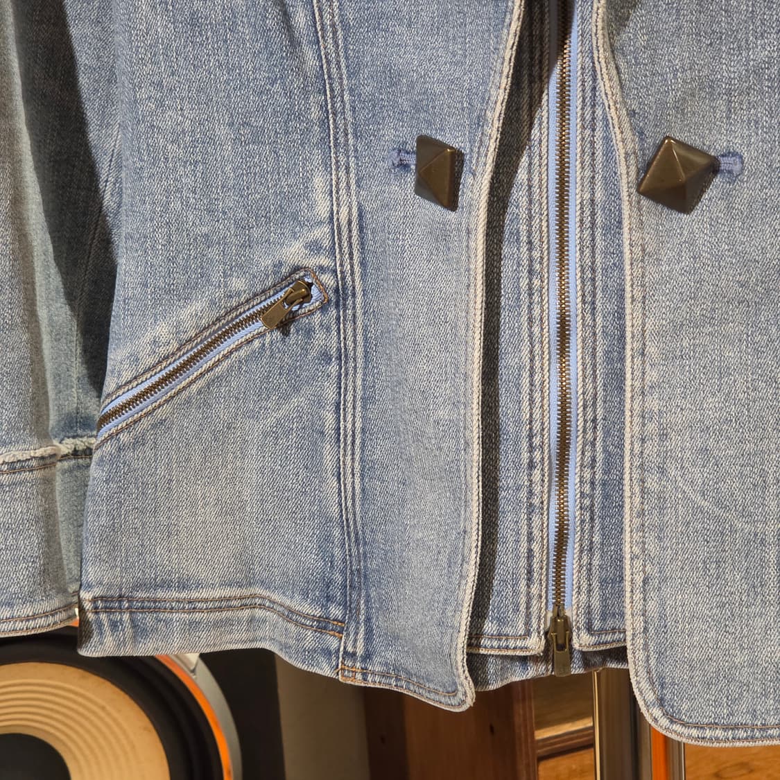 JPN 레이어드 투웨이 데님 블레이저 상품이미지3