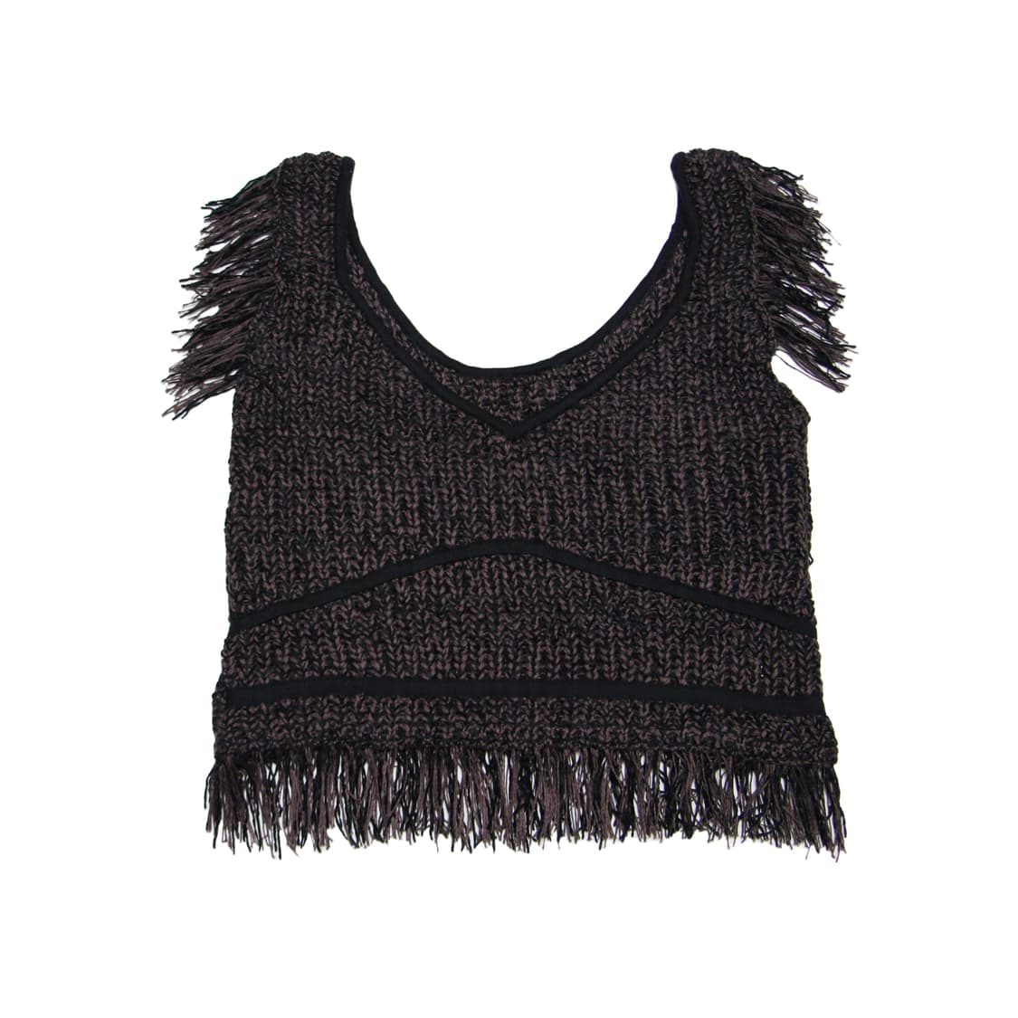 Mystic Fringe knit vest 상품이미지1