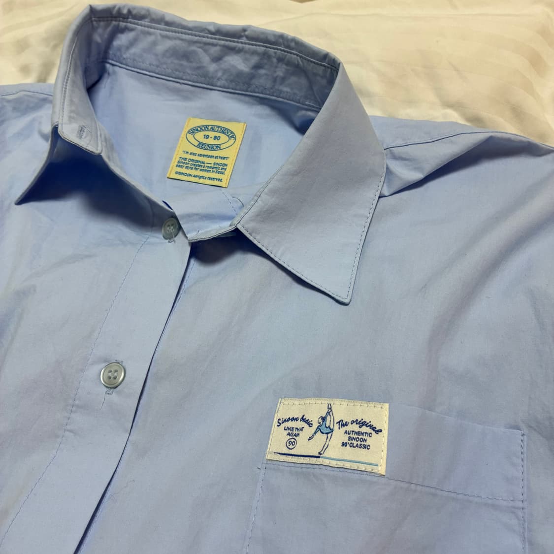 시눈 반팔 셔츠 HALF SLEEVE COTTON SHIRT 상품이미지4