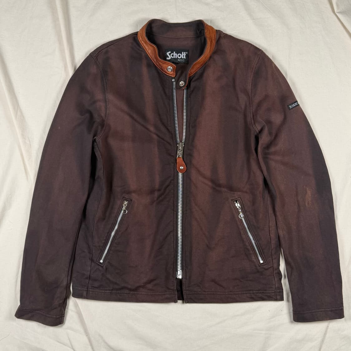 Schott 쇼트 빈티지 페이딩 자켓 상품이미지1