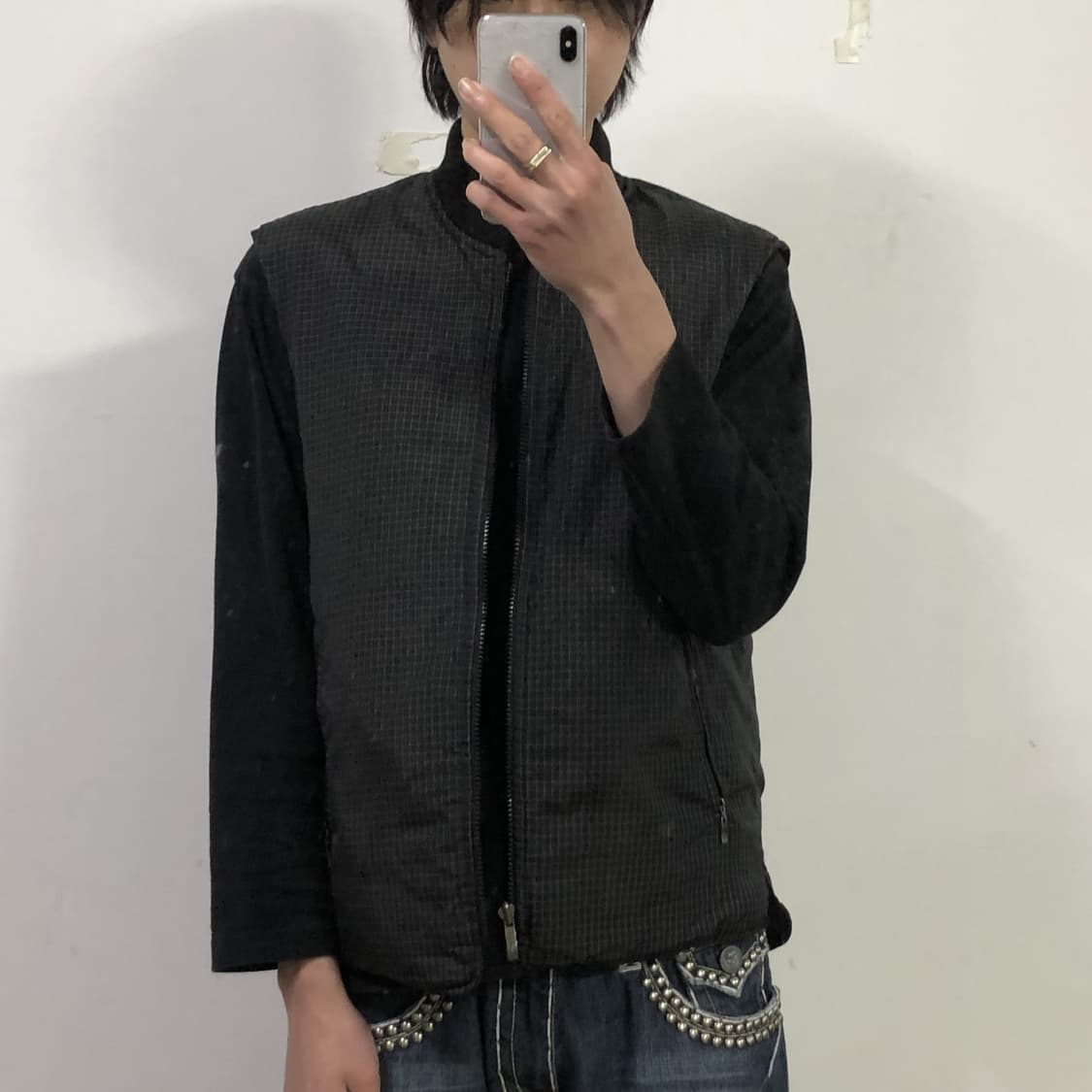 입생로랑 리버시블 패딩조끼  상품이미지5