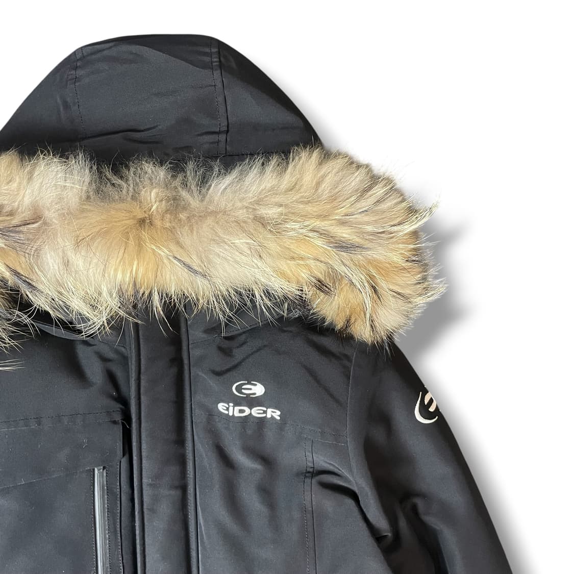 아이더 카라스3 다운 블랙 패딩 M 상품이미지3