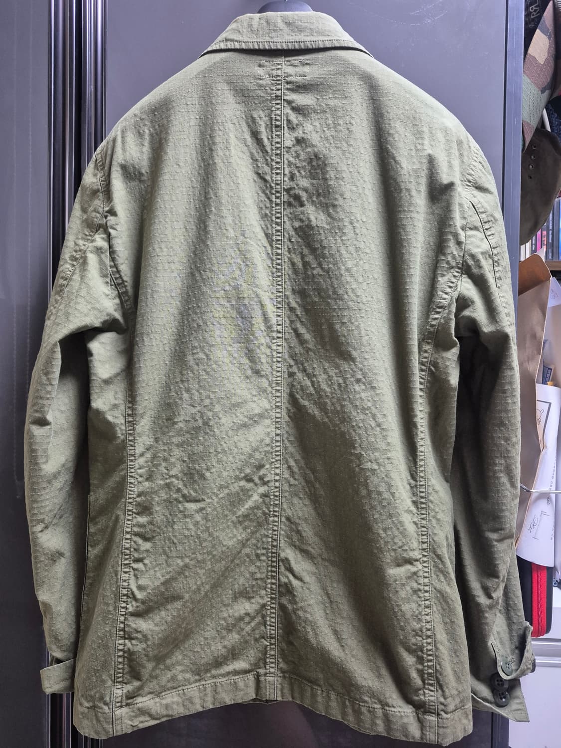 월레스앤반스 tessuti sondrio 밀리터리 블레이저 자켓 상품이미지3