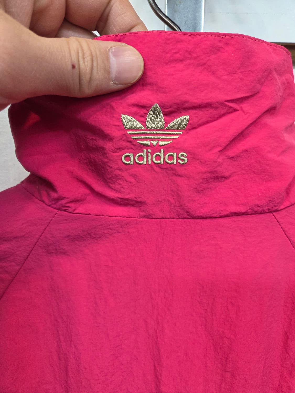 아디다스 빅트레포일 우븐 집업자켓 s 오버핏  상품이미지3