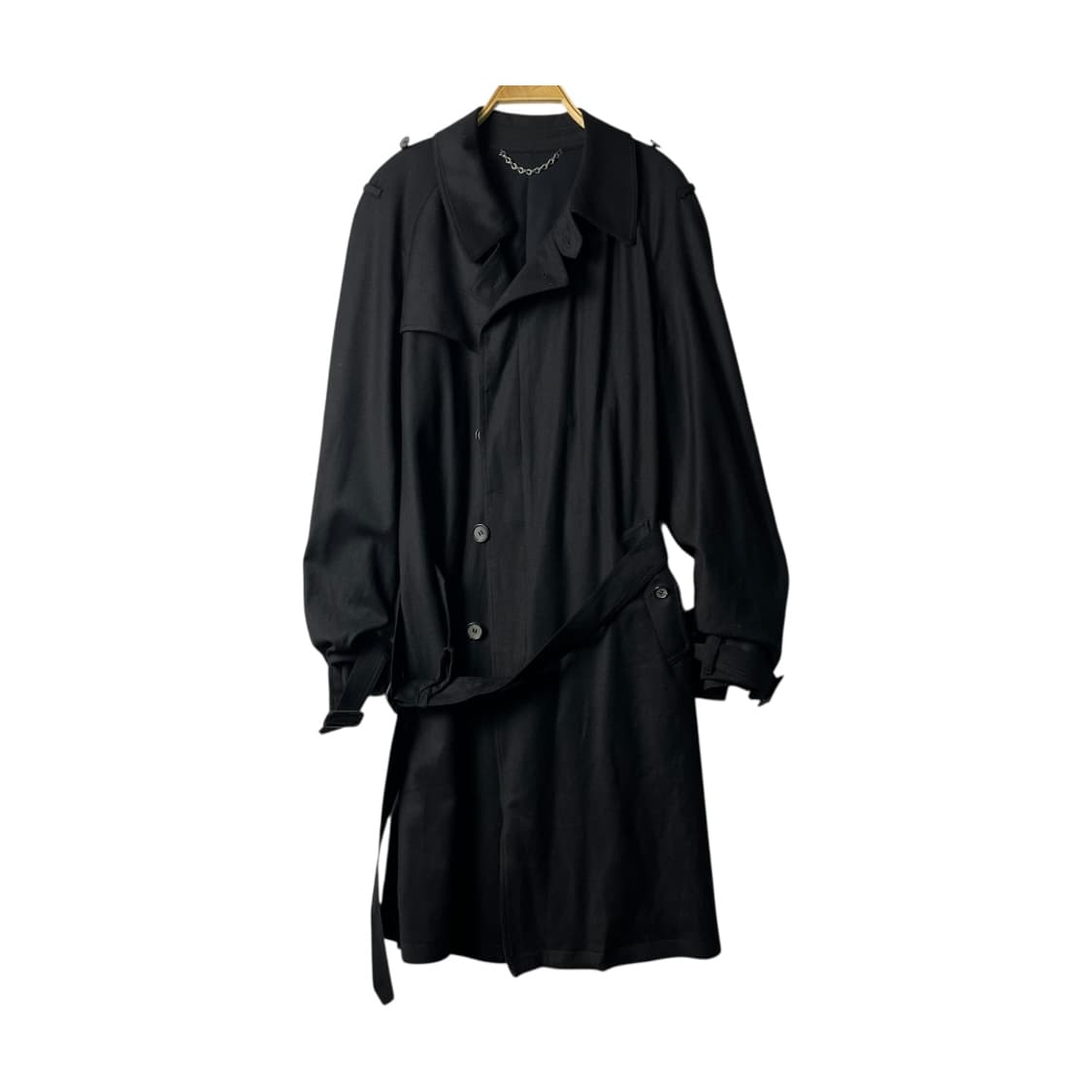 [Mihara Yasuhiro] 미하라 야스히로 울 트렌치 코트 상품이미지1