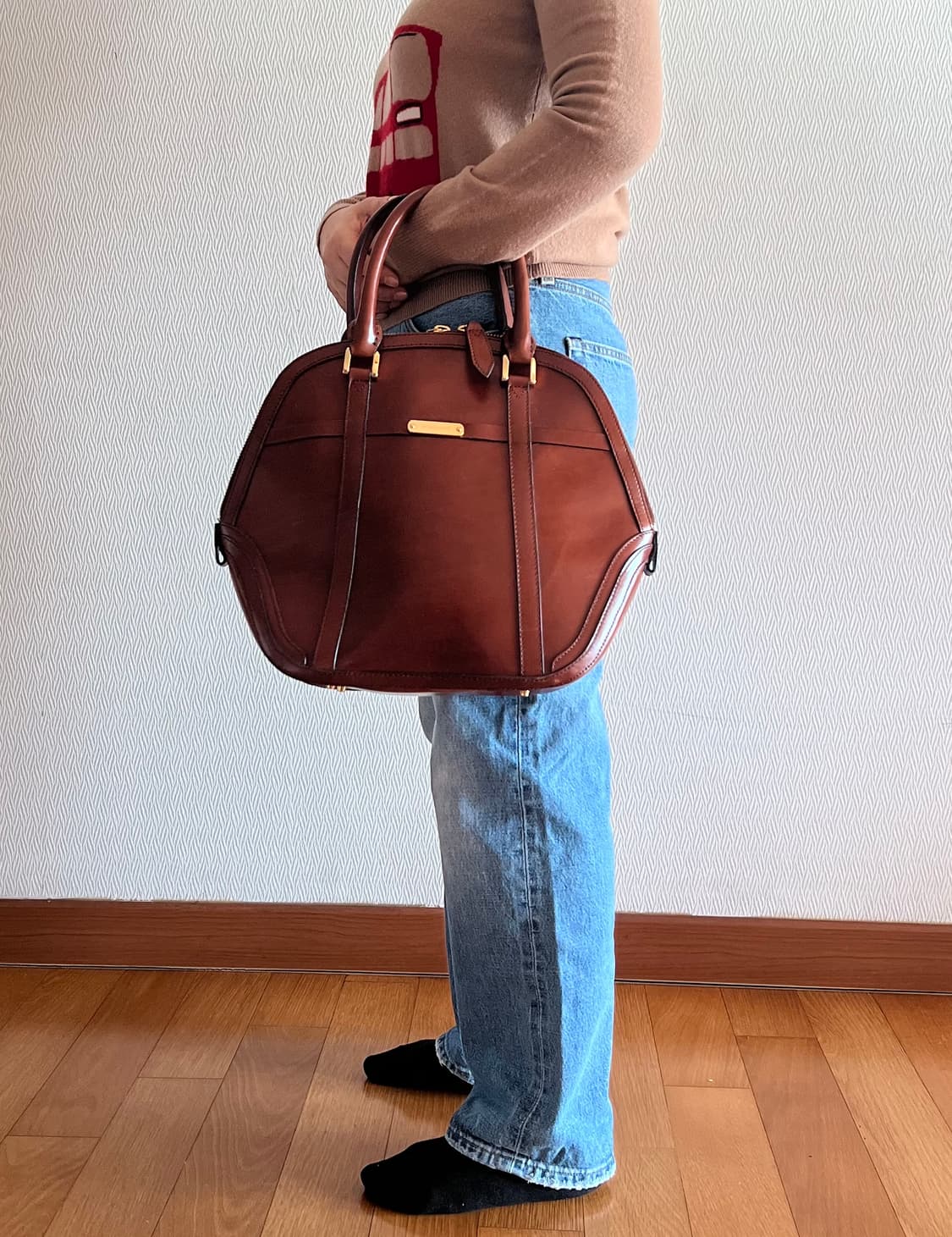 버버리 미디엄 브라이들 가죽 오차드 상품이미지4