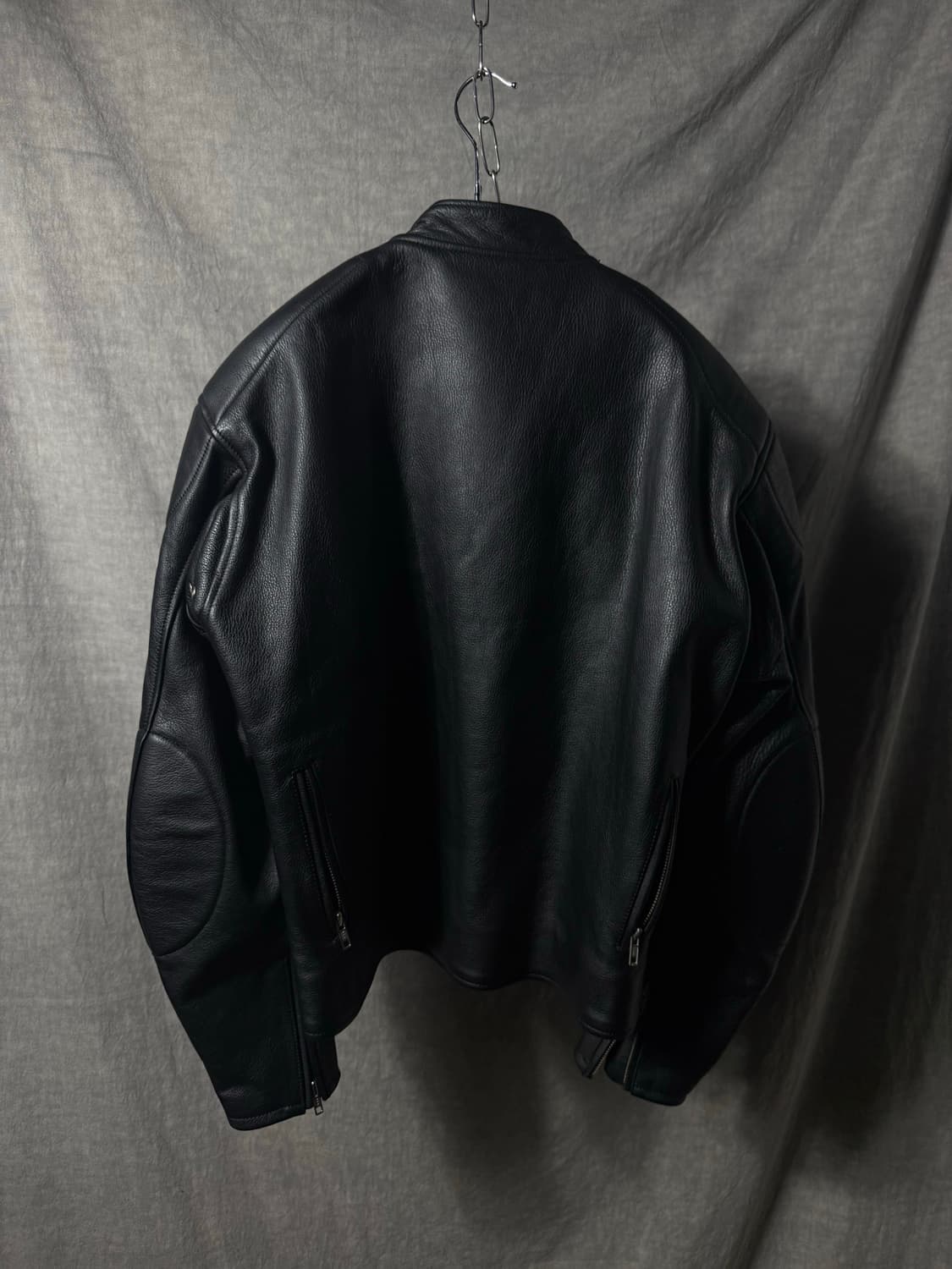 Greedy Motorcycle Cow hide Jacket 상품이미지5