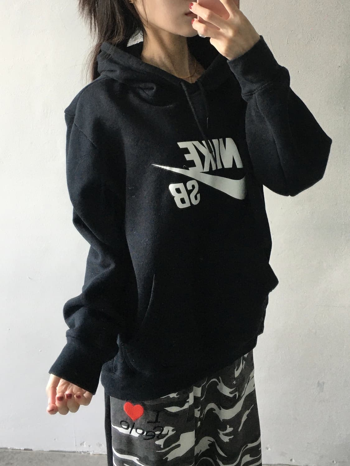 나이키sb 빅로고 후드티 상품이미지2