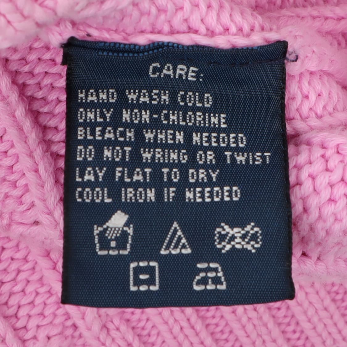 폴로 랄프로렌 라이트 핑크 케이블 니트 상품이미지9