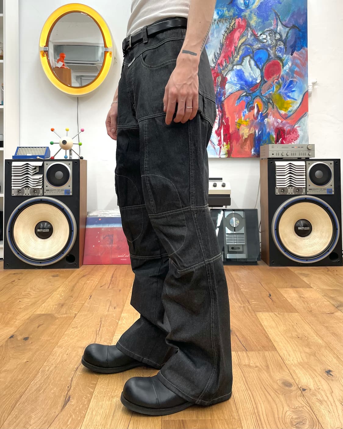 [L] 마리떼프랑소와저버 3D 데님 팬츠 상품이미지2