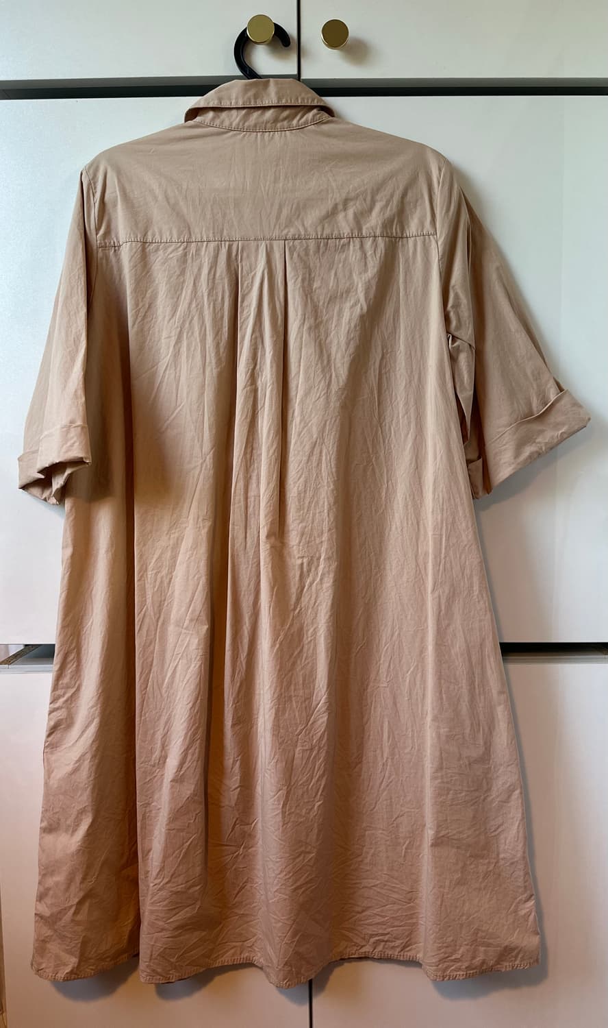 COS 코스 베이지 셔츠형 원피스 상품이미지8