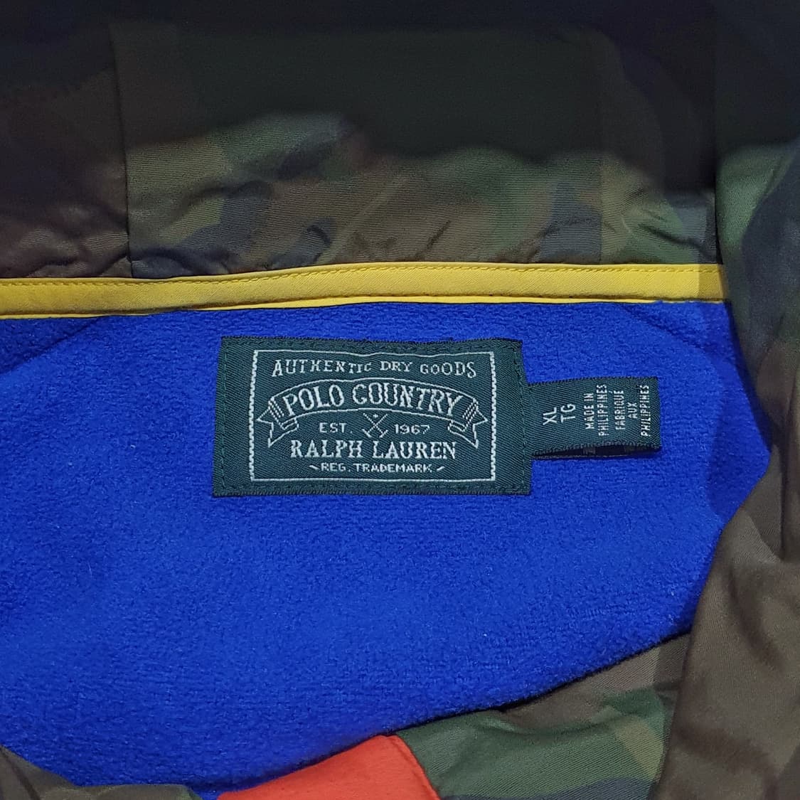 폴로컨트리 컬러블록 플리스 풀오버 xl (free) rrl 상품이미지9