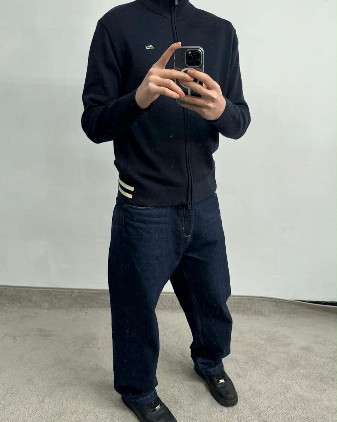 [5] 라코스테 울 니트 집업 상품이미지3