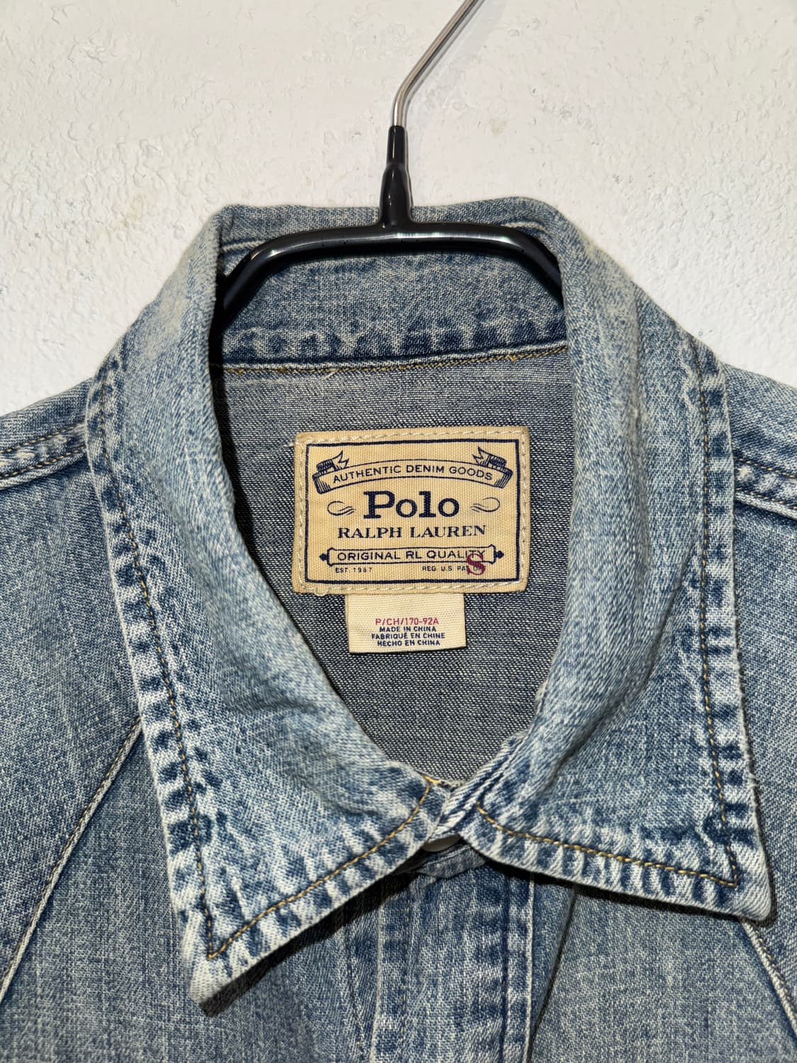 [희귀템]POLO RALPH LAUREN 폴로 웨스턴 데님 셔츠 상품이미지2