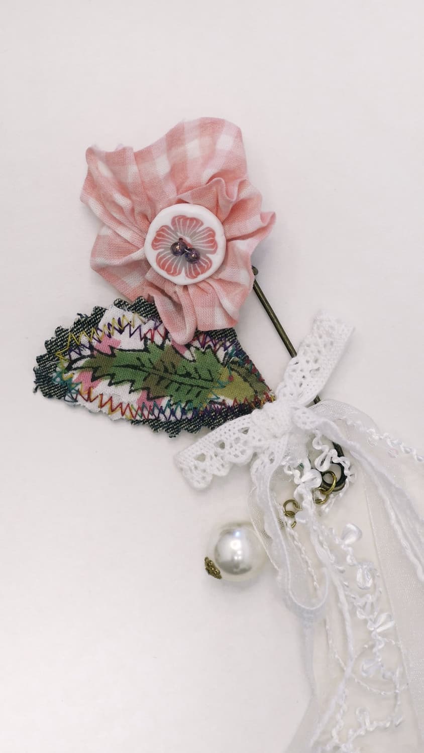 [브로치] Soft Sharon fabric brooch 상품이미지2