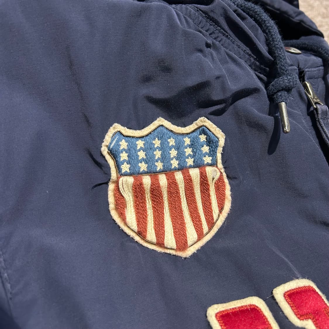 XL) 폴로 랄프로렌 USA 성조기 바람막이 후드 자켓 상품이미지5