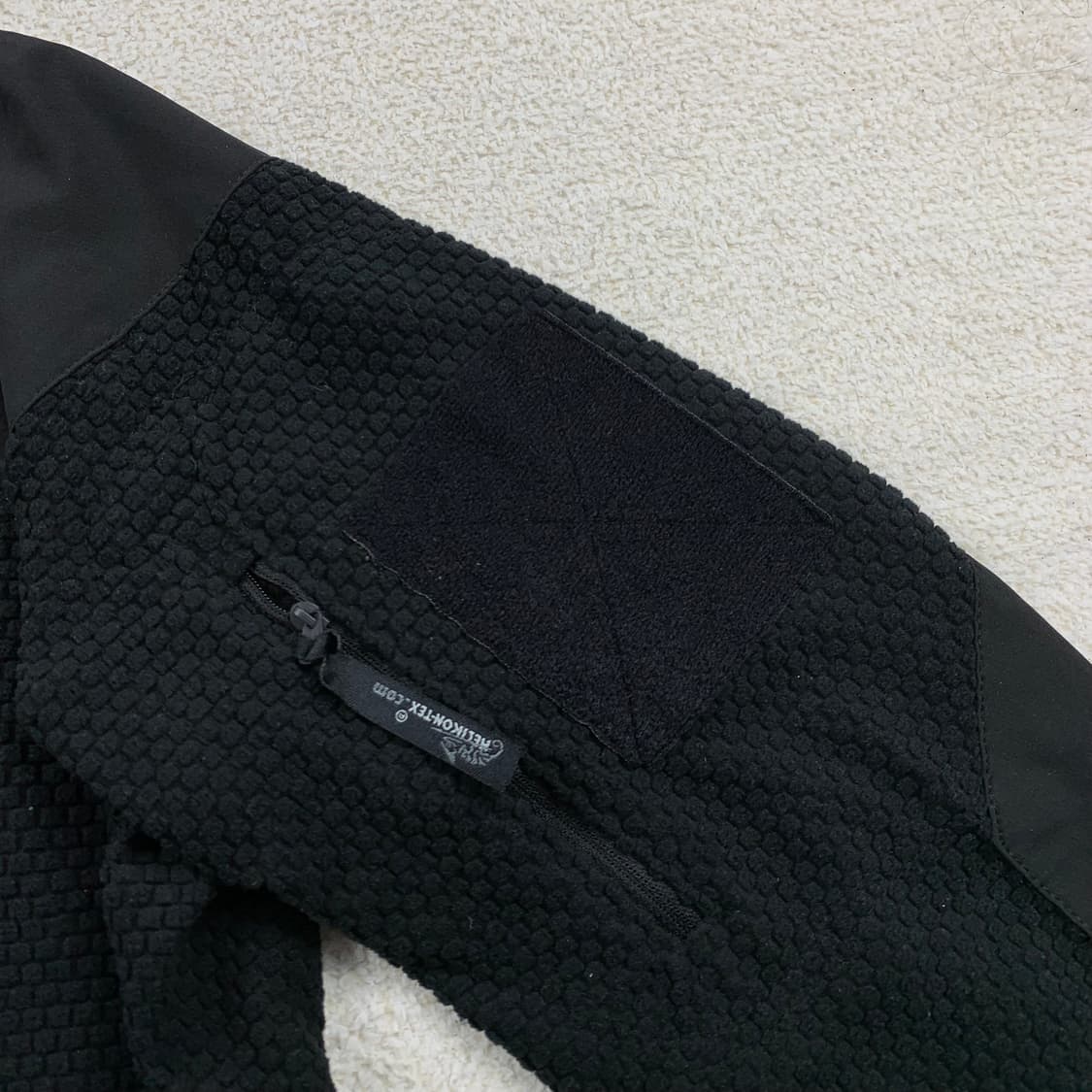 헬리콘텍스 알파 텍티컬 플리스 후드집업 블랙 상품이미지3