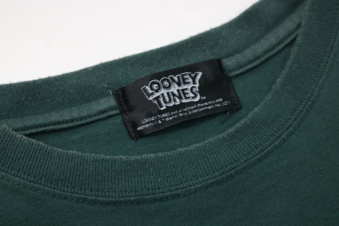 루니툰 빈티지 벅스바니 그래픽 그린 반팔 티셔츠 (L) 상품이미지8