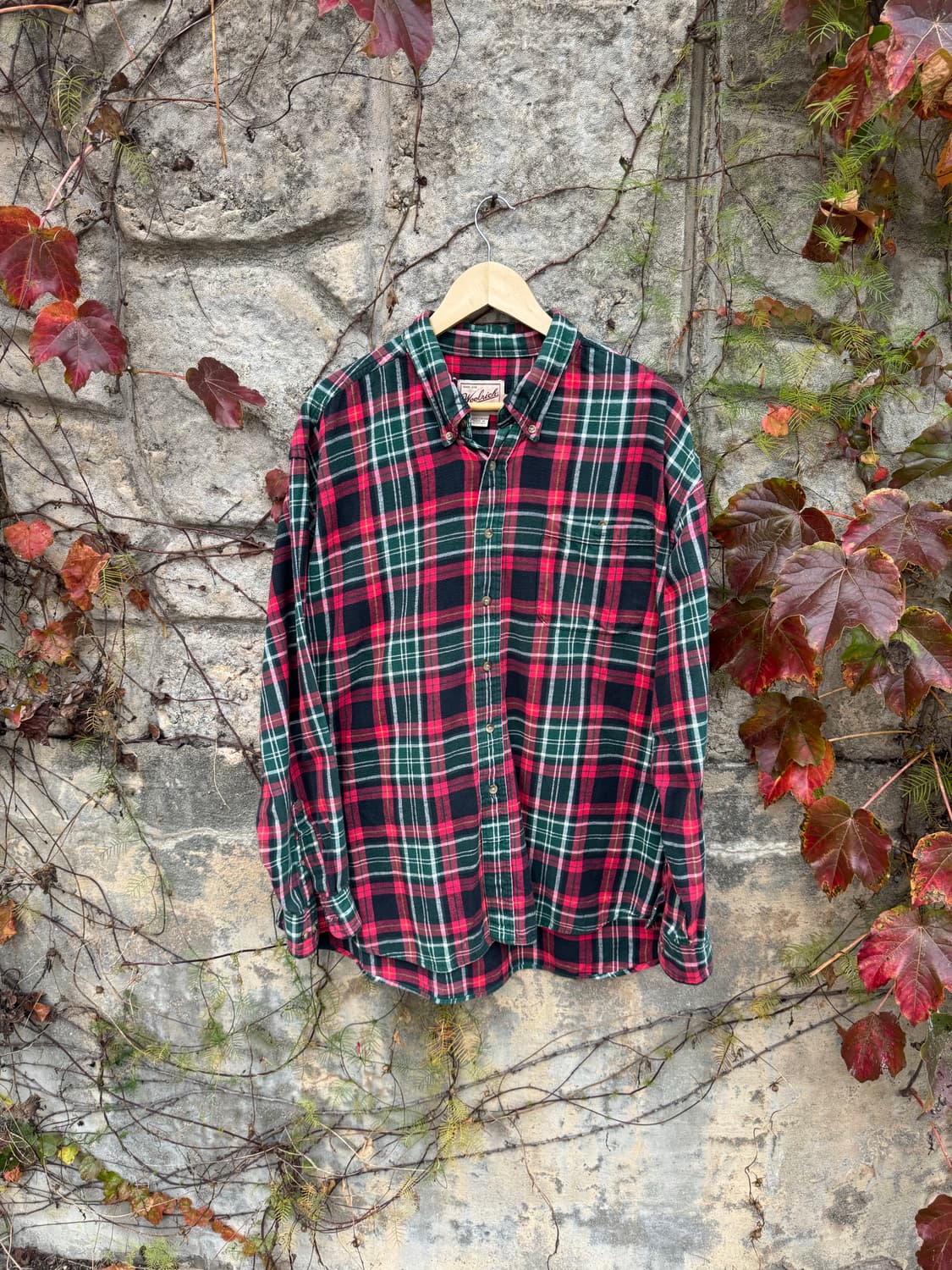 90s 울리치 빈티지 체크 패턴 플란넬 셔츠 2xl 빅사이즈 상품이미지1