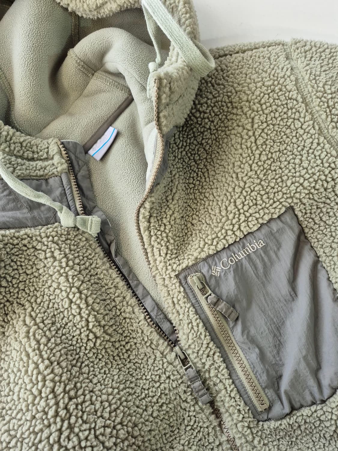 컬럼비아 후리스 뽀글이 자켓 (110 상품이미지5