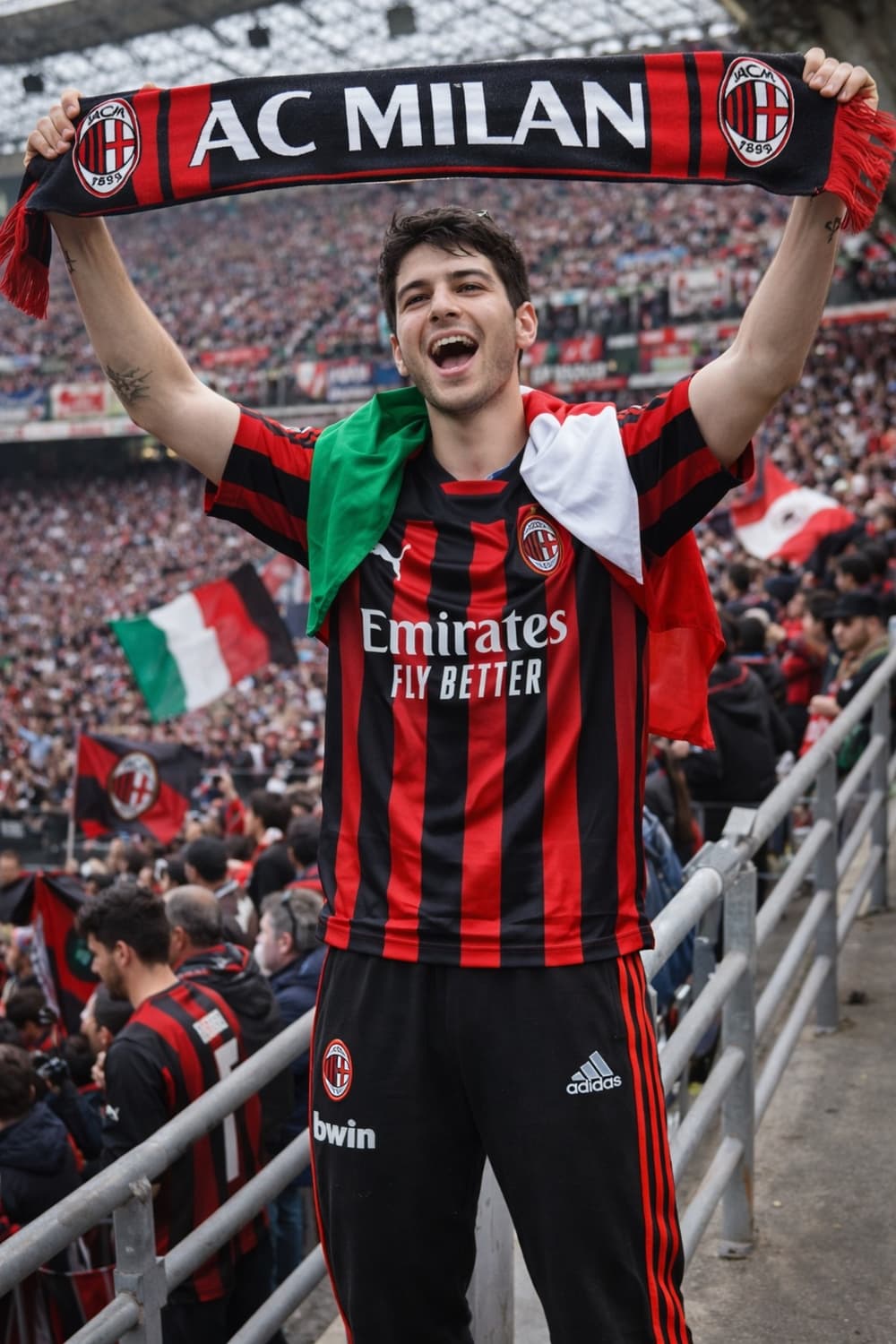 아디다스 AC밀란 트레이닝 팬츠 XL 상품이미지2