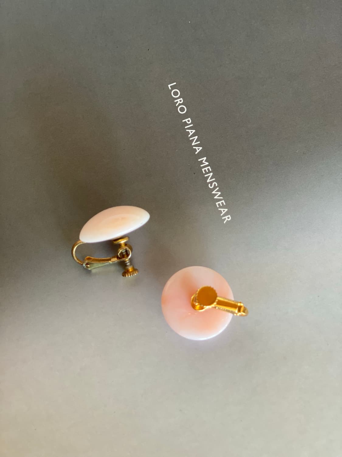 연핑크 오벌 귀걸이 귀찌 상품이미지5