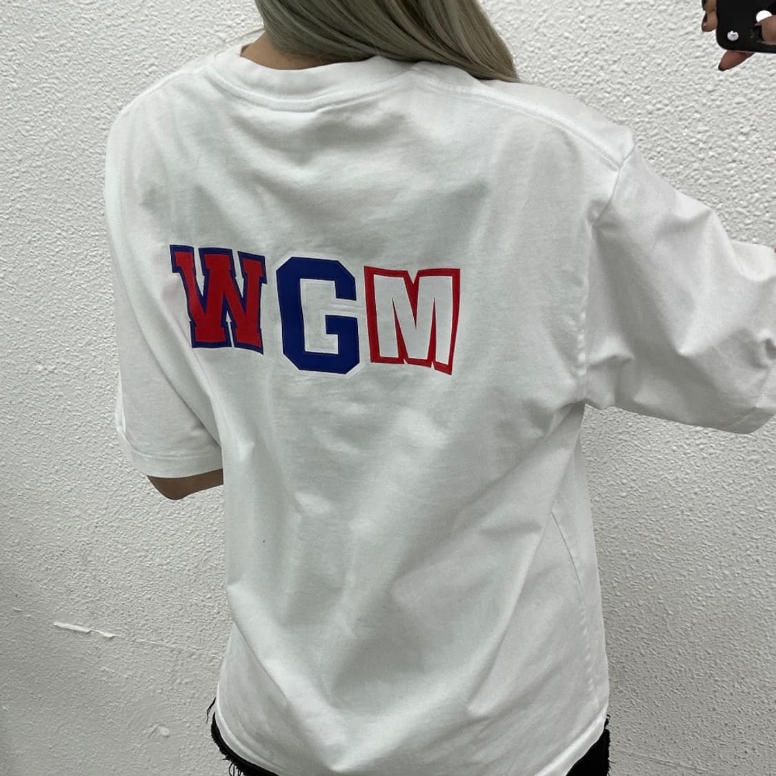 베이프 샤크 화이트 반팔 M 상품이미지2