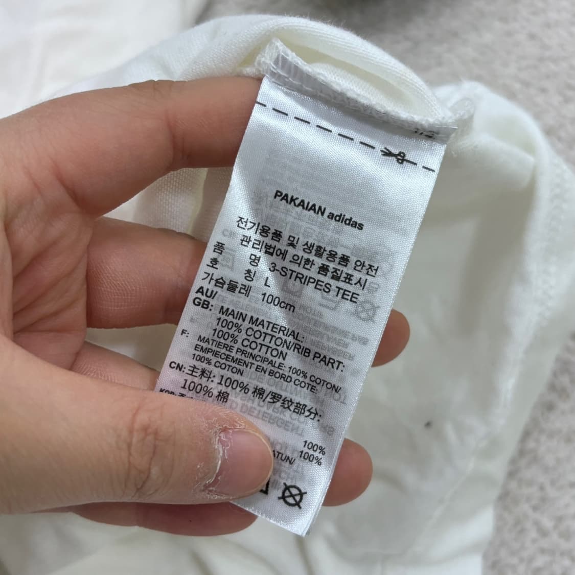 L 아디다스 클래식 반팔 티셔츠 0415E 상품이미지4