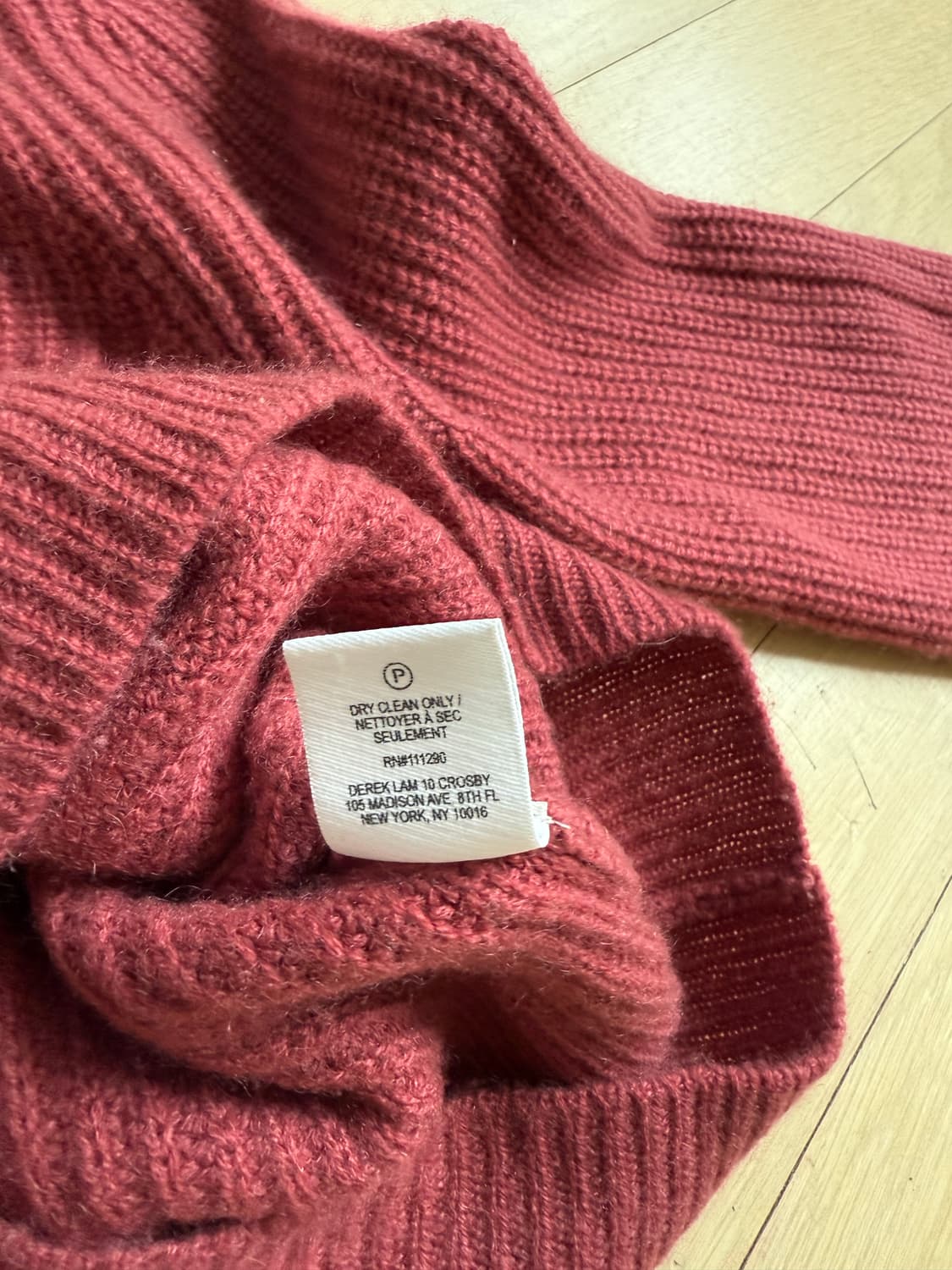 Derek Lam 하이엔드 캐시미어100 니트 스웨터 데렉램 데릭램 마인 상품이미지4