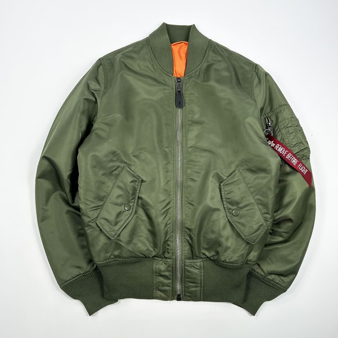 알파인더스트리 ma1 카키 블루종 항공점퍼 (XS 여성추천) 상품이미지2