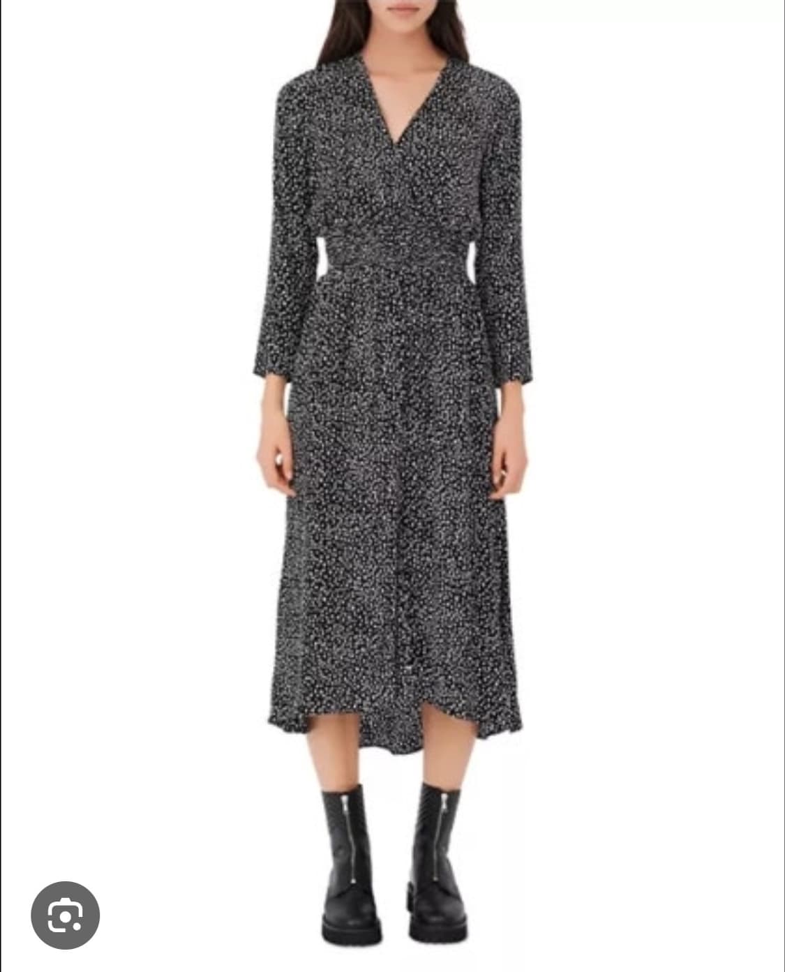 MAJE 마쥬 크레이프 프린트 원피스 36사이즈 상품이미지1