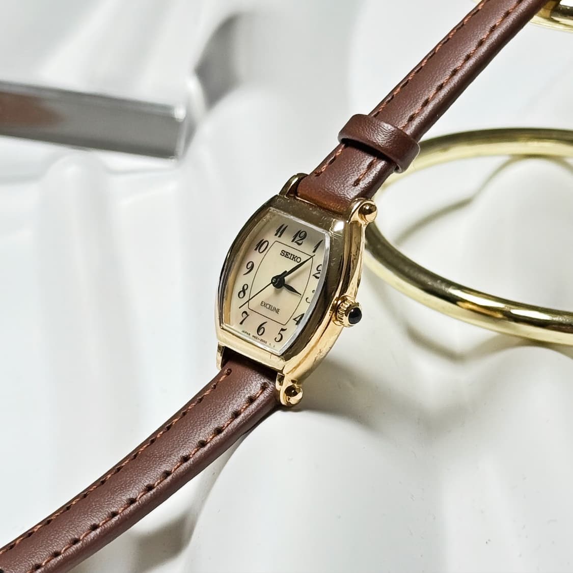 80's90's 세이코 빈티지 엑셀린 토노형 데일리 워치 상품이미지4