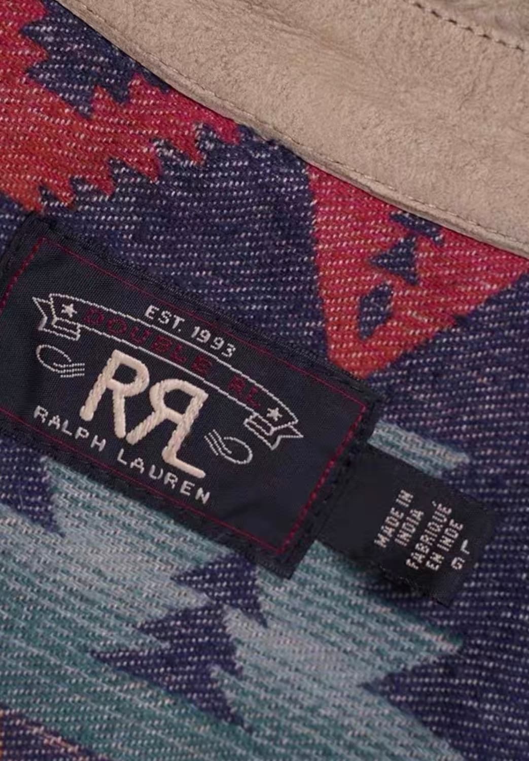 rrl 나바호 스웨이드 셔츠자켓 L 상품이미지3