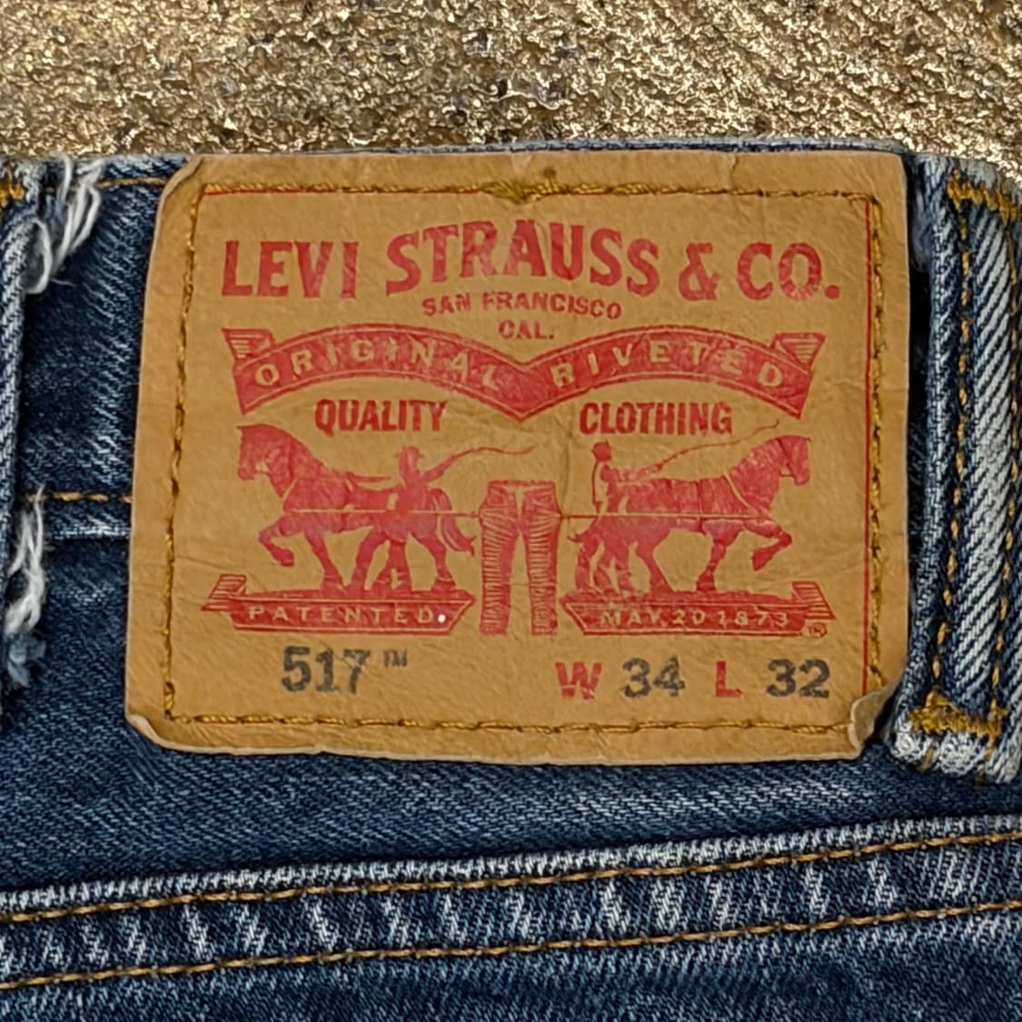 미국 빈티지 리바이스 517 부츠컷 청바지 데님팬츠 상품이미지10