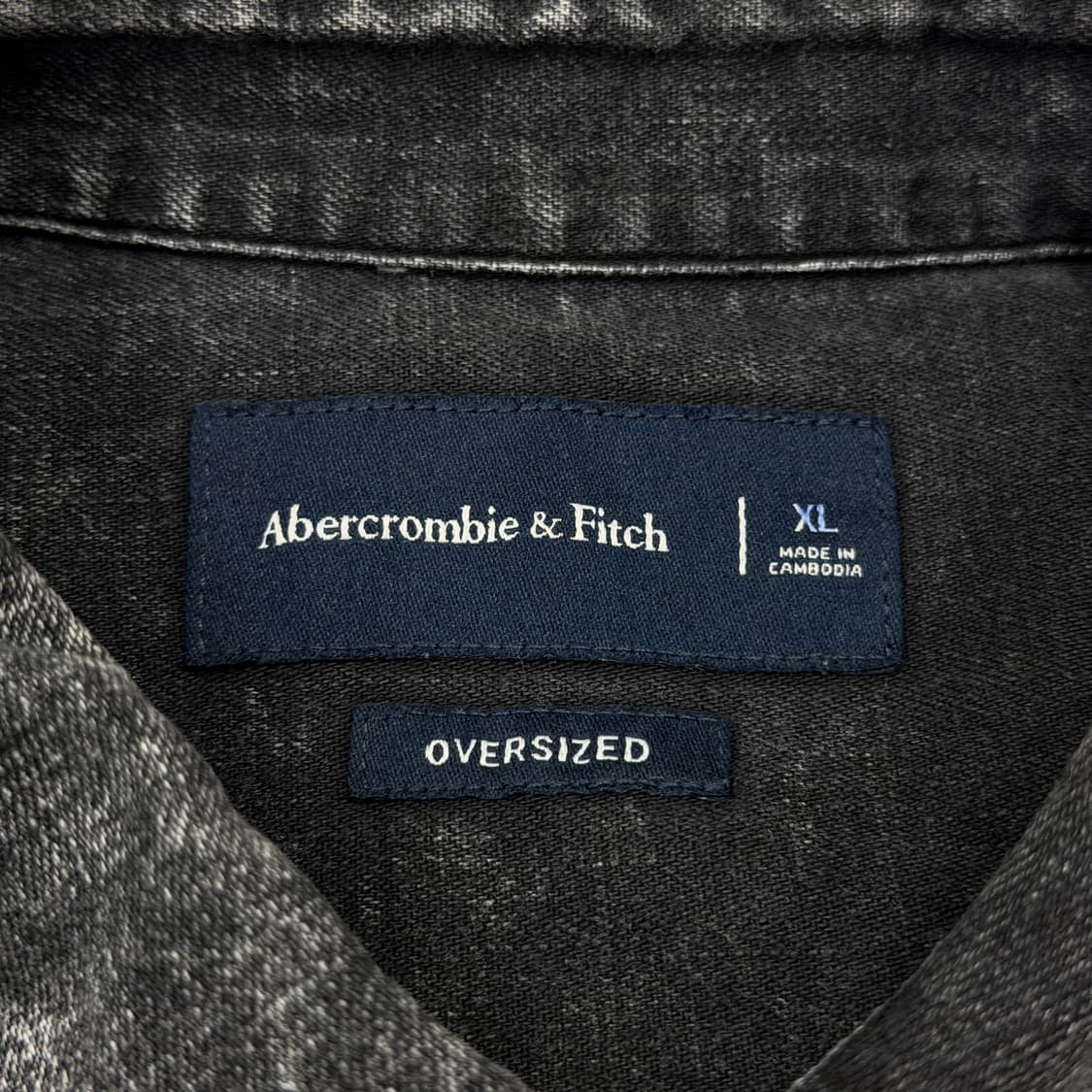 아베크롬비 오버사이즈드 피그먼트 워싱 셔츠 남방 XL 상품이미지4