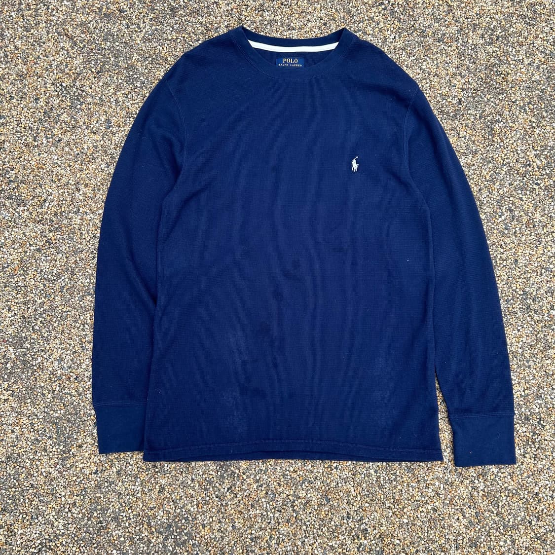 폴로 (POLO RalphLauren)네이비 와플 니트 상품이미지1