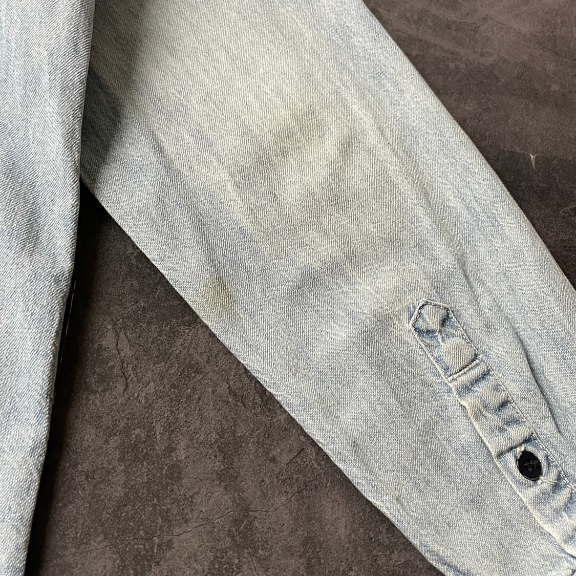 LUCKY BRAND 빈티지 워싱 자수 데님  코튼 셔츠 A00487 상품이미지7